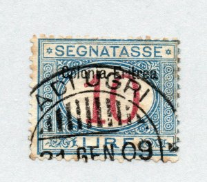 Eritria - Sc#J11 Used / 1909 CDS    -    Lot 0521033