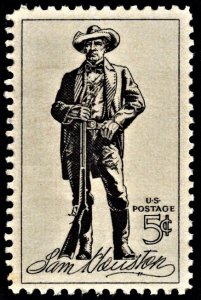 US 1242 MNH VF 5 Cent Sam Houston