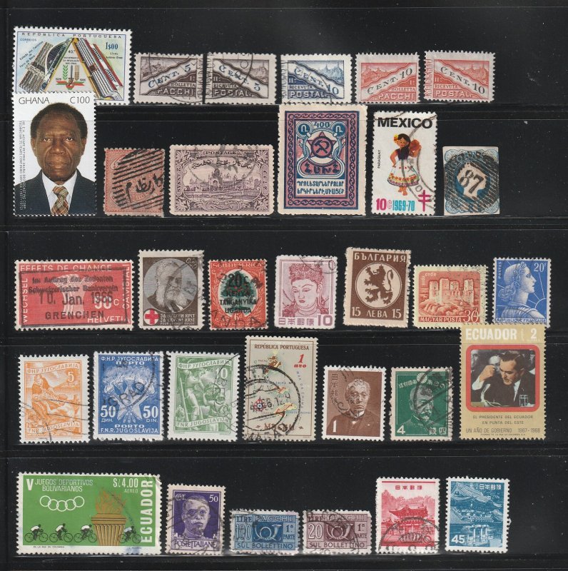 Worldwide Lot T All The Stamps Are In The Scan