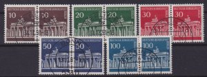 Berlin 1966 Mi#286-290 Pairs used CV€85.00 (BN1176)