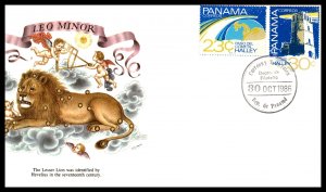 Panama 694-695 Halley's Comet Fleetwood U/A FDC