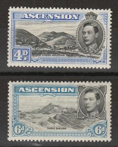 ASCENSION 1938 KGVI PICTORIAL 4D AND 6D PERF 13.5