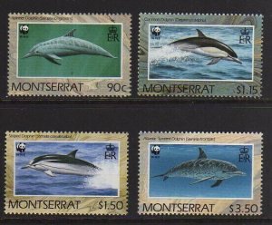 Montserrat 1987 Sc 753-756 WWF set MNH