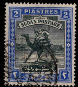 SUDAN Scott 24 Used  Camel mail stamp