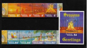CAYMAN ISL. Sc 532-4 NH issue of 1984 - CHRISTMAS