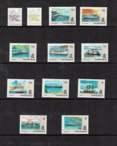 Norfolk Islands: 1990, Ships, definitive set, MNH