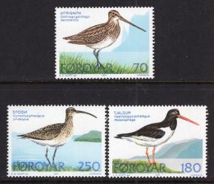 Faroe Islands 28-30 Birds MNH VF