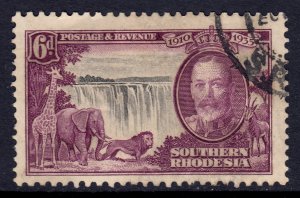 Southern Rhodesia - Scott #36 - Used - Crease UL corner - SCV $22.50
