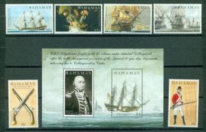 Bahamas Scott #1143-1149 MNH Battle of Trafalgar Ann CV$21+