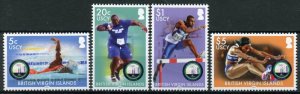 BVI 2021 MNH Olympics Stamps Tokyo 2020 Games Swimming Athletics Sports 4v Set