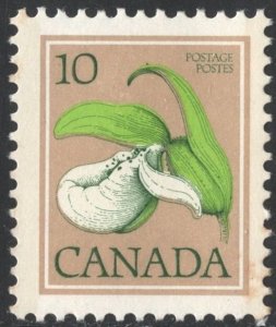 Canada SC#786 10¢ Franklin's Lady's-slipper Orchid (1979) MLH