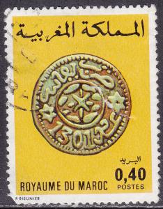 Morocco 357 USED 1976 Copper Coin, Fez 1883-84