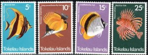 Tokelau Islands 45-48 - Mint-H - Fish (Cpl) (1975) (cv $7.75)