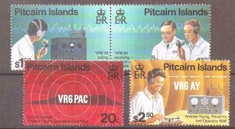PITCAIRN ISLANDS SG500/3 1996 AMATEUR RADIO MNH