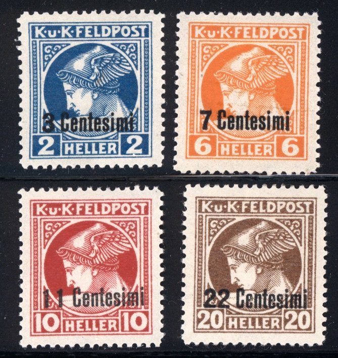 Italy 1918  Scott #NP1-4 MH