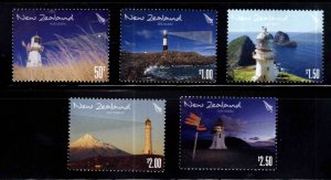 New Zealand Scott 2226-2230 Lighthouse set