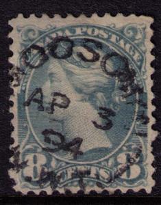 Canada  # 44 Used  VF with VF  Moosomin NWT  RF C