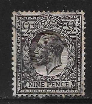 Great Britain 170 9d George V single Used