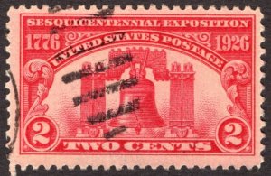 1926, US 2c, Liberty Bell, Used, Sc 627