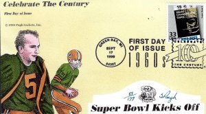 Pugh Designed/Painted CTC Super Bowl FDC...89 of 177 created!