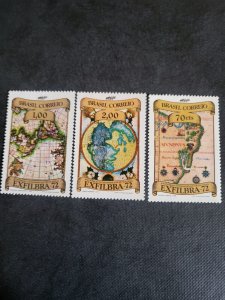Stamps Brazil Scott 1239-41 never hinged