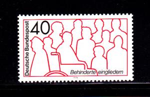 Germany 1133 Set MNH Handicapped People