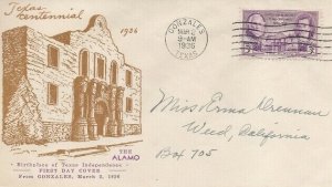 776 3c TEXAS CENTENNIAL - Espenshade