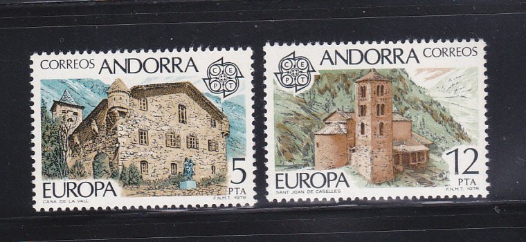 Andorra Spanish 103-104 Set MNH Europa