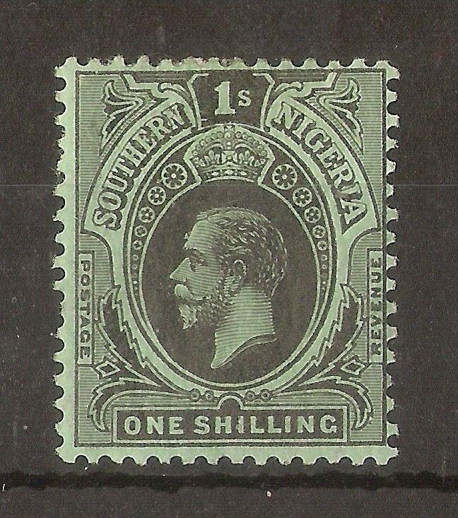 Southern Nigeria 1912 1/- SG52 Mint