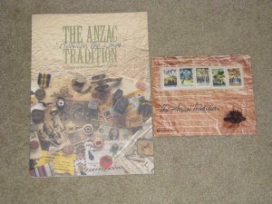 The Anzac Tradition (Between The Lines), Magazine, Stamps & Wall Map,