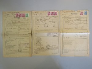 SERBIA Potraznica: 1941 Postal Forms a scarce collection of 8 forms  - 6427