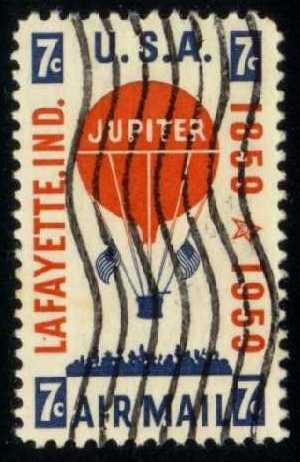 US #C54 Balloon Jupiter; used (0.25)