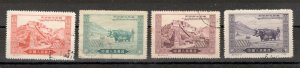 CHINA - USED SET - LIBERATION OF TIBET - 1952.