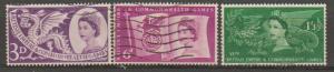 Great Britain SG 567 - 569 Used