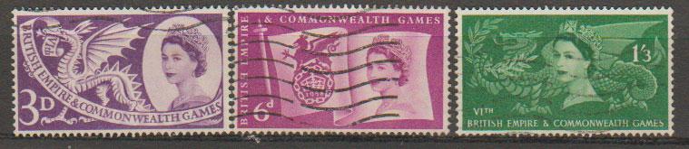 Great Britain SG 567 - 569 Used