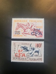 Stamps Reunion Scott #299-300 h