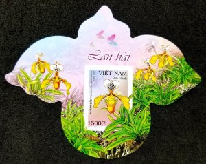 *FREE SHIP Vietnam Orchids 2023 Flower Flora Plant (ms MNH *imperf *odd *unusual