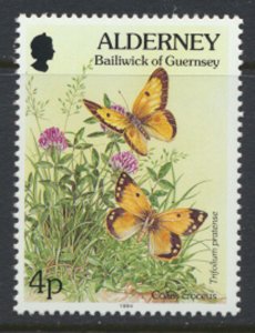 Alderney  SG A63  SC# 73  Butterflies MNH  see scan