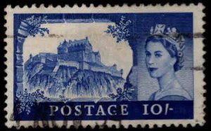 Great Britain Scott 373 Used wmk 372 castle stamp