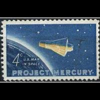 U.S.A. 1962 - Scott# 1193 Project Mercury Set of 1 NH