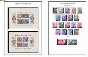GERMANY STAMP ALBUM PAGES DVD 1868-2011 (818 color illustrated pages)