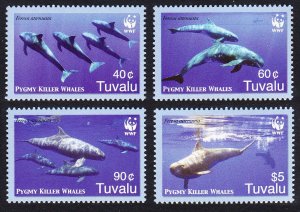 Tuvalu WWF Pygmy Killer Whale 4v 2006 MNH SC#1022a-d SG#1224-1227 MI#1307-1310