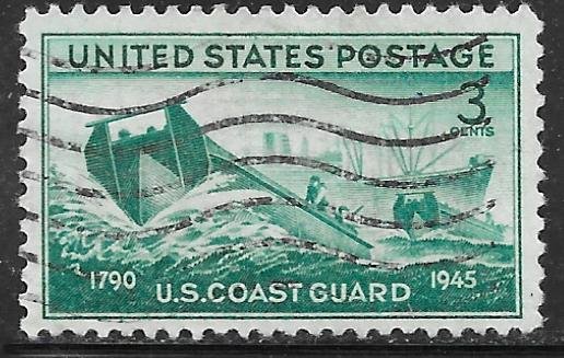 USA 936: 3c Coast Guard Landing Craft and Supply Ship, used, F-VF