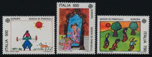 Italy 1770-2 MNH EUROPA, Children's Games, Art
