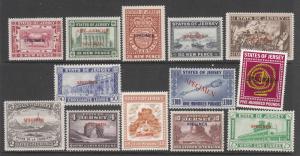 Jersey Royal Court Revenue Stamps - Justicier & Specimen stamps and blocks