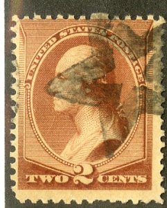 US 210 USED FANCY CANCEL STAR BIN $5.00