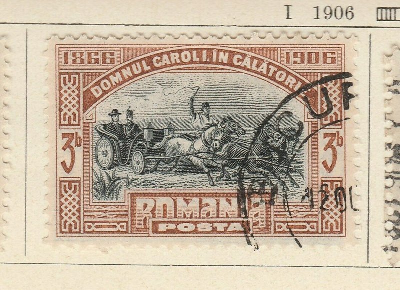 A5P49F340 Romania 1906 3b used