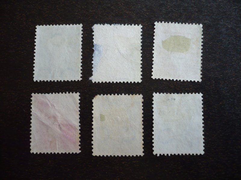 Stamps - Netherlands - Scott#286,287,289,291,292,294 - Used Part Set of 6 Stamps