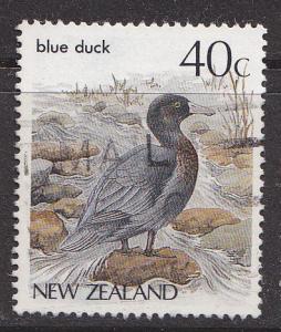 New Zealand 1982 40c Blue Duck (SG1290)(fu)