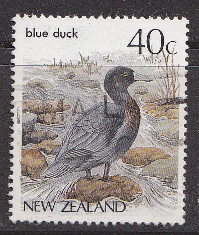 New Zealand 1982 40c Blue Duck (SG1290)(fu)